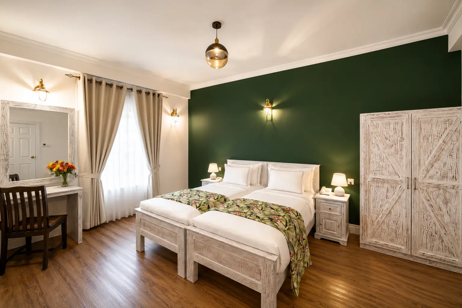 Superior Twin Room at Pedro Barn Hotel